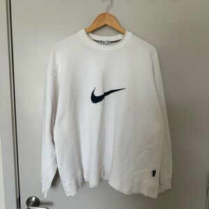 Nike Women’s White Crewneck Sweater